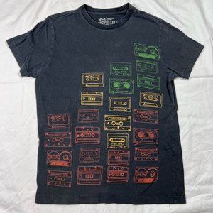 Distressed Cassette Graphic T-Shirt